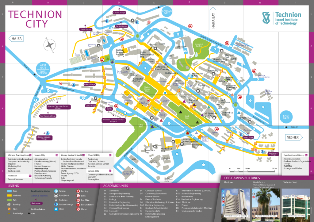 Technion map for Emerson